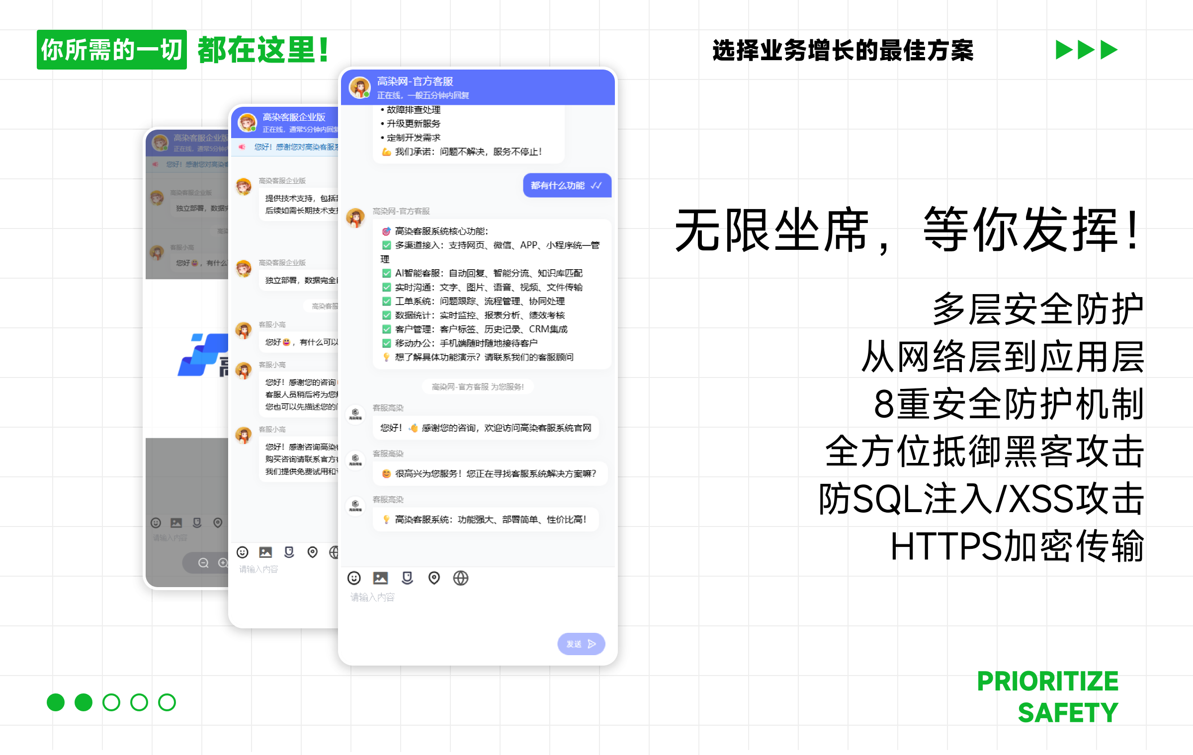 亿客智能客服界面展示 - 全渠道智能客服管理平台